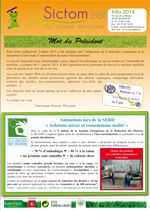 Infos SICTOM 2014 - 8 communes