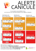 <p>Alertes Canicules : Horaires d'ouverture</p>